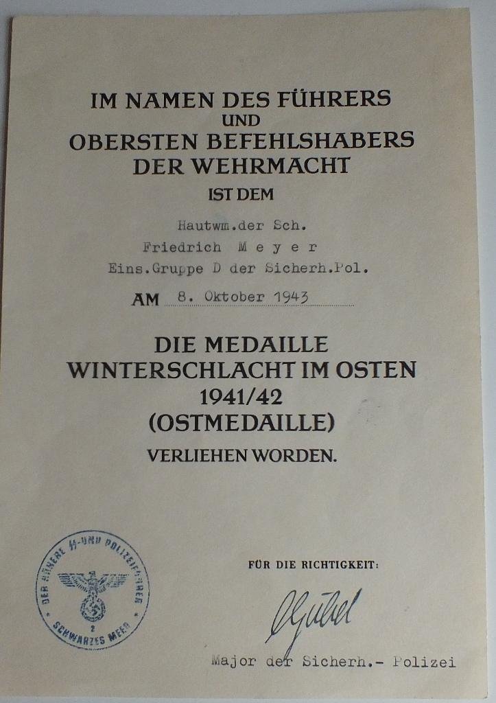 EINS.GRUPPE D d.SICHERH. POL. DOCUMENT SET — image 8