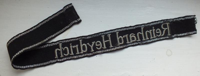 SS-RGT.REINHARD HEYDRICH CUFF TITLE — image 3