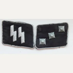 WSS UNTERSTURMFUHRER COLLAR TAB SET