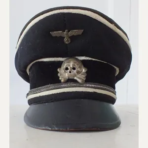 SS OFFICER VISOR CAP MINITURE