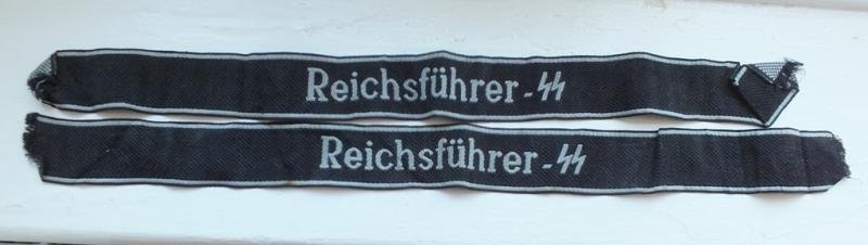 WSS REICHSFUHRER SS BEVO CUFF TITLES — image 2