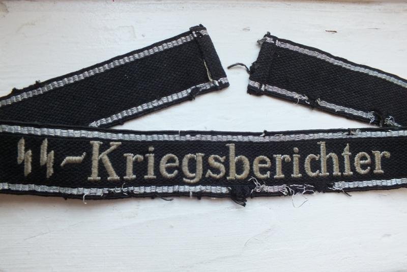 WAFFEN SS-KRIEGSBERICHTER RZM CUFF TITLE — image 3