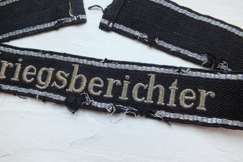 WAFFEN SS-KRIEGSBERICHTER RZM CUFF TITLE — image 4