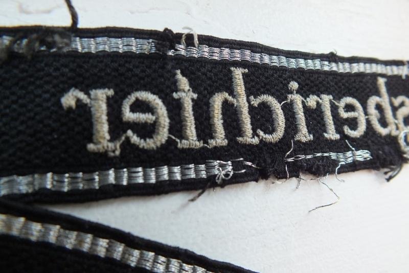 WAFFEN SS-KRIEGSBERICHTER RZM CUFF TITLE — image 9