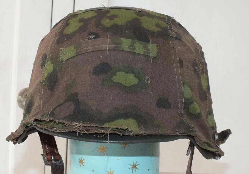 WAFFEN SS CAMOUFLAGE HELMET COVER IN OAKLEAF — image 2