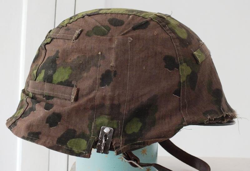 WAFFEN SS CAMOUFLAGE HELMET COVER IN OAKLEAF — image 3