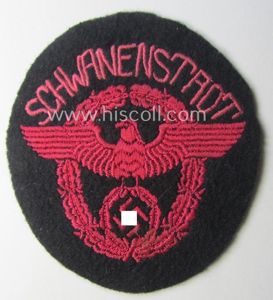 Fire-brigade (ie. 'Feuerwehr'-related-) armbadge (ie. arm-eagle) - being a scarcely …