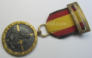 Spanish-issued, Spanish Civil-War commemorative-medal called: 'Medalla de la Campaña 1936-1939' …