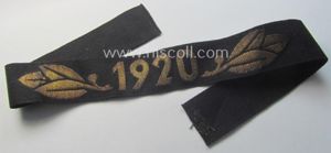 TeNo-cuff-title: 'Traditions TN-Jahresärmelband' - '1920'