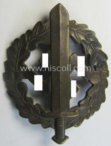 Attractive, early- (ie. pre-) war-period 'SA Sportabzeichen in Bronze' being …