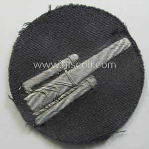 WH (Luftwaffe) hand-embroidered, trade- ie. special-career-patch (ie. 'Tätigkeitsabzeichen') of the …
