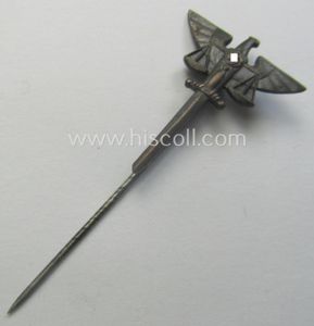 Darkened-bronze-toned, so-called: B.N.S.D.J. (ie. 'Bund der Nationalsocialistischer Deutscher Juristen') membership-badge …