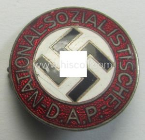'N.S.D.A.P.'-membership-pin- ie. party-badge (or: 'Parteiabzeichen') which is maker-marked on its …