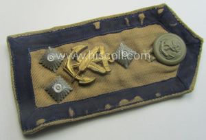 Single, WH (Kriegsmarine) 'tropical-styled', 'cyphered' NCO-type shoulderstrap (as was specifically …