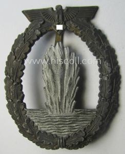 WH (Kriegsmarine) 'Kriegsabzeichen für Minensuch-, U-Boot-Jagd und Sicherungs-Verbände' being a …