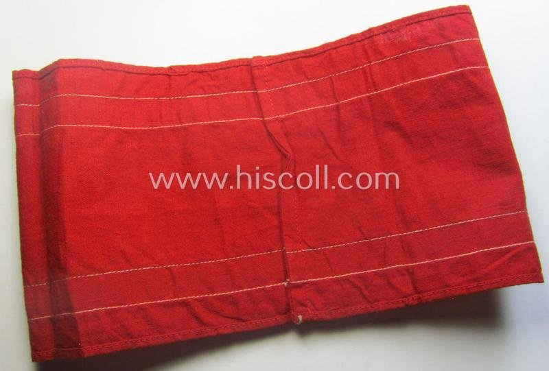 'NS-Studentenbund' (ie. N.S.B.O.- or national-socialist students'-league) armband (ie. 'Armbinde') being a just moderately used example that comes in a wonderful condition — image 5