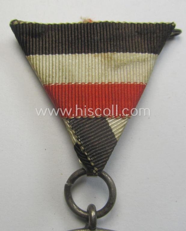 Most certainly unusually found, silver-toned, 'Bahnschutz'- (ie. railway-protection-service-) related commemorative shooting-contest medal entitled: 'Bahnschutz Landeswettschiessen - Göppingen - 2.Sept. 1934' — image 3