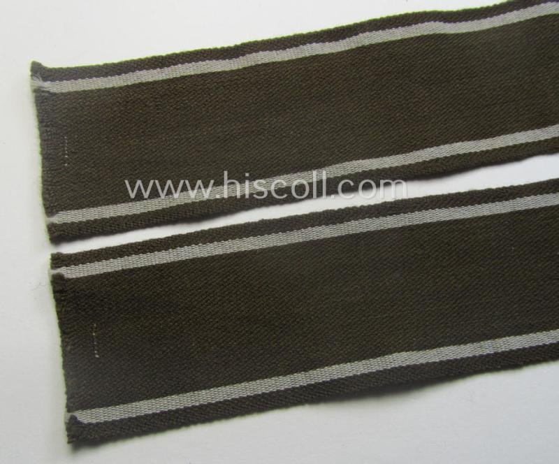 WH (Heeres) cuff-title ie. armband (ie. 'Ärmelstreifen') entitled: 'Feldgendarmerie' (being a typical 'semi-BeVo'-woven example) — image 7