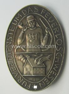 Pre-war-period- and/or genuine silver-based (ie. '900'-stamped), so-called: 'Erinnerungszeichen Verdienste um …