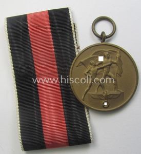 WH Czech-occupation- (ie. 'Anschluss'-) medal: '1. Oktober 1938' being a …