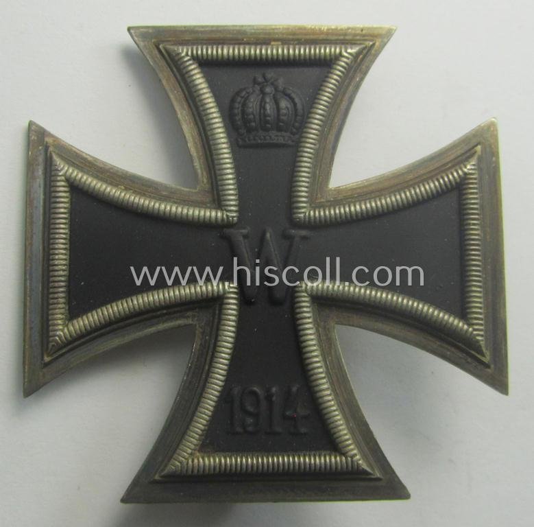 Rarely seen, WWI-period Iron Cross 1st class (or: 'Eisernes Kreuz 1. Klasse') being a very nicely preserved- and dual-maker- ie. 'L/59' and 'S'-marked!) example that came stored in its period (simplified) 'LDO'-etui — image 5