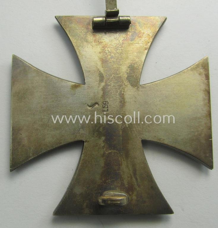 Rarely seen, WWI-period Iron Cross 1st class (or: 'Eisernes Kreuz 1. Klasse') being a very nicely preserved- and dual-maker- ie. 'L/59' and 'S'-marked!) example that came stored in its period (simplified) 'LDO'-etui — image 7