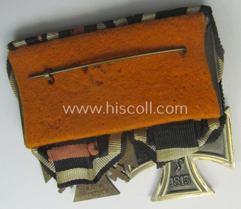 WWI-period so-called: 'Doppelspange' (being of the 'non-detachable-pattern') showing resp. an: 'EK II. Klasse' and a: 'FKK 1914-18 mit Schw.' and that comes as recently found — image 3