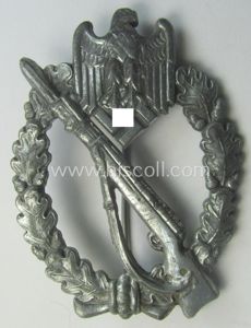 'Infanterie Sturmabzeichen in Silber' (or: silver-class infantry-assault-badge ie. IAB) being …