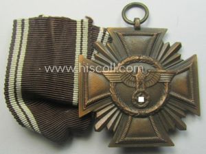 'N.S.D.A.P. Dienstauszeichnung in Bronze' (ie. '3. Stufe für 10 Jahre …