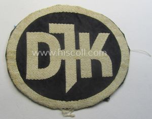 Interesting, youth-related (I deem) sports'-badge depicting the characters 'DJK' (and …