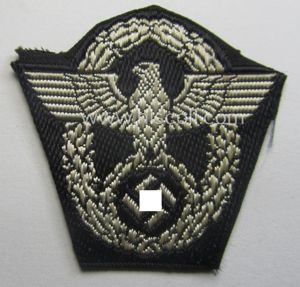 Polizei- (ie. 'SS-Polizei') cap-eagle (ie. 'Adler für Schiffchen o. Einheitsfeldmütze') …