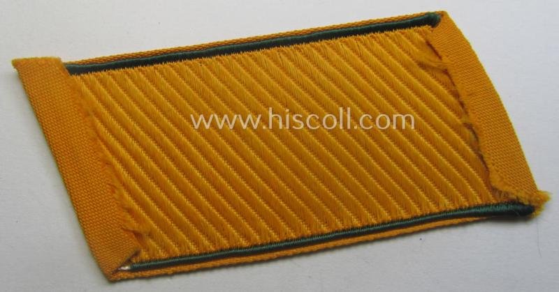 Regrettably single, (entirely!) 'BeVo'-woven, EM-pattern 'Ostvölker'-collar-tab as intended for an: 'Armenischer'-volunteer within the 'Deutsche Wehrmacht' (ie. 'Schütze' within the: 'Armenisches Legion') — image 2