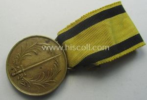 Grossherzogtum Baden, 'Gedächtnis-Medaille für 1849' that comes mounted onto its …