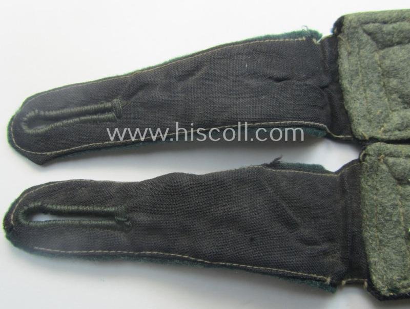 Pair of WH (Heeres) - I deem - early- (ie. mid-) war-period- (ie. 'M40'-pattern) NCO-type shoulderstraps: 'Oberfeldwebel einer Pionier-Abtlgs.' — image 5