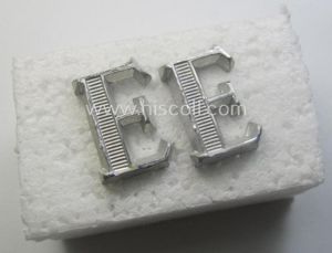 Pair of NCO-type- (thus silver-coloured), Waffen-SS- (ie. SS-VT-) related shoulderstrap-cyphers …