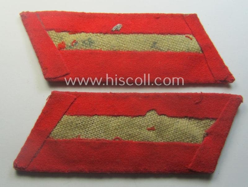 Truly worn- and clearly tunic-removed, fully matching pair of WH (Heeres) 'Kragenspiegel für Generale des Heeres' — image 4