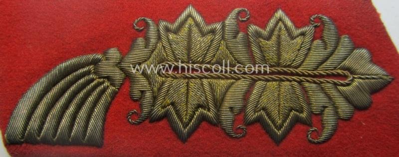 Truly worn- and clearly tunic-removed, fully matching pair of WH (Heeres) 'Kragenspiegel für Generale des Heeres' — image 5