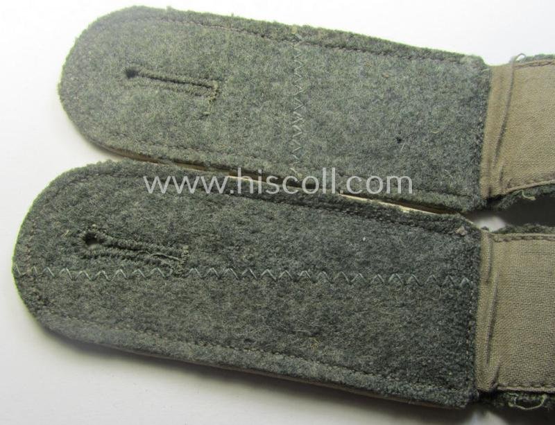 Very desirable pair of WH (Heeres), early- (ie. mid-) war-period (ie. 'M40'- ie. 'M43'-pattern) EM-type 'cyphered' shoulderstraps for a: 'Soldat der Infanterie-Truppen u. Mitglied einer Unteroffiziersschule' — image 4