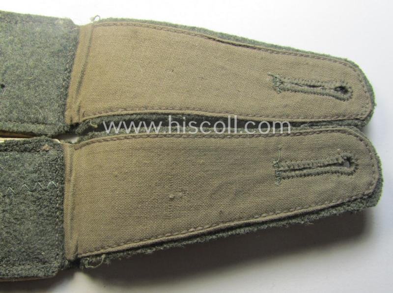 Very desirable pair of WH (Heeres), early- (ie. mid-) war-period (ie. 'M40'- ie. 'M43'-pattern) EM-type 'cyphered' shoulderstraps for a: 'Soldat der Infanterie-Truppen u. Mitglied einer Unteroffiziersschule' — image 5