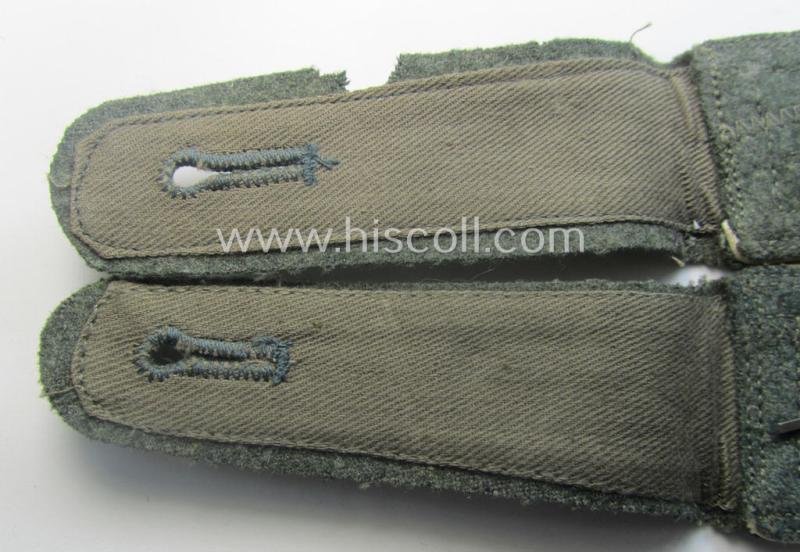 Pair of early- (ie. mid-) war-period WH (Heeres) 'M40'- (ie. 'M43'-) pattern, neatly 'cyphered' NCO-type shoulderstraps as was intended for a: 'Feldwebel u. Mitglied des Radfahrer-Schwadrons 2' — image 5