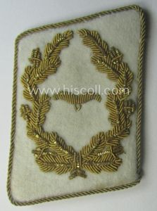 Single, WH (Luftwaffe) general-officers'-type collar-tab as was intended for - …