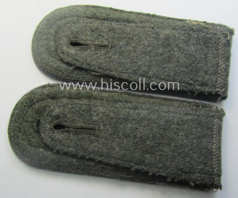 Truly used- and/or worn, pair of WH (Heeres) so-called: 'M40 o. M43'-pattern, NCO-type shoulderstraps: 'Feldwebel der Nachschub-Trpn.' — image 3