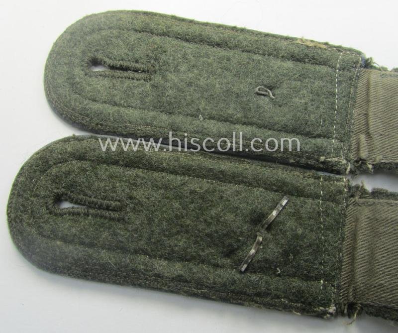 Truly used- and/or worn, pair of WH (Heeres) so-called: 'M40 o. M43'-pattern, NCO-type shoulderstraps: 'Feldwebel der Nachschub-Trpn.' — image 4