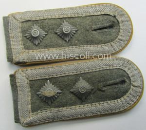 Truly used- and/or worn, pair of WH (Heeres) so-called: 'M40 …