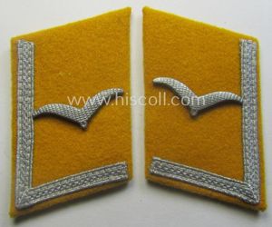 Pair of WH (Luftwaffe) enlisted-mens'- (ie. NCO-type-) collar-patches as intended …