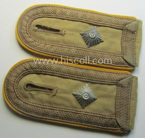 Pair of WH (Luftwaffe) 'tropical-styled', NCO-type shoulderstraps (as was specifically …