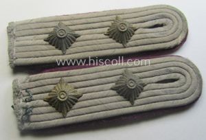 Pair of WH (Heeres) officers'-type shoulderboards as piped in the …