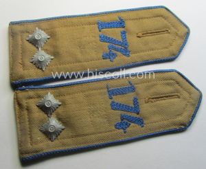 Pair of early-pattern: 'HJ'- (ie. 'Hitlerjugend'-) shoulderstraps as intended for …