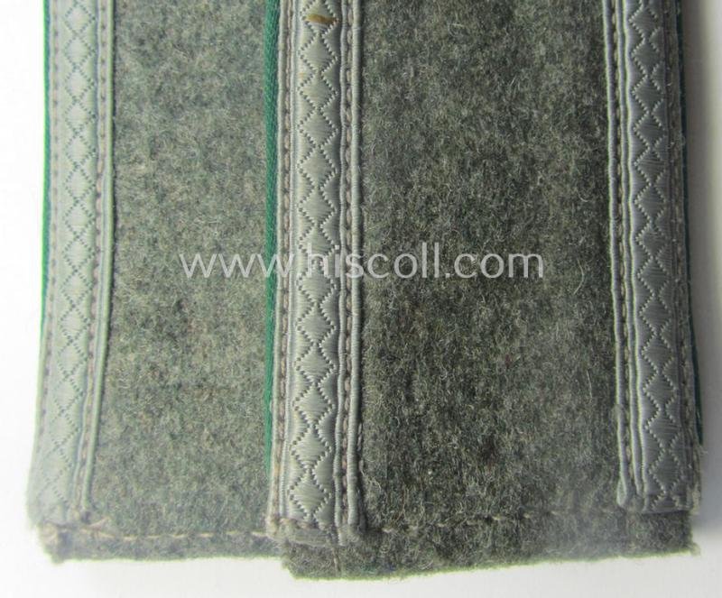 Pair of WH (Heeres) NCO-type (ie. 'M40- o. M43'-pattern) shoulderstraps: 'Unteroffizier eines Gebirgsjäger- o. Jäger-Rgts.' — image 2