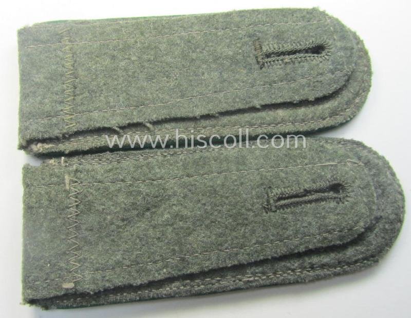 Pair of WH (Heeres) NCO-type (ie. 'M40- o. M43'-pattern) shoulderstraps: 'Unteroffizier eines Gebirgsjäger- o. Jäger-Rgts.' — image 3